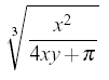 image of square
root in LaTeX